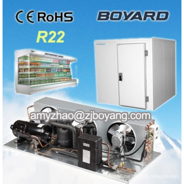 r22 r404a refrigeration compressor air cooled cold room condensing unit for commercial display cake refrigerator showcase